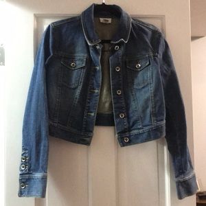 Loft shorter length jean jacket